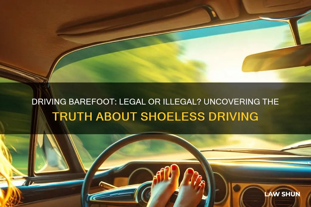 is it against the law yo drive without shoes on