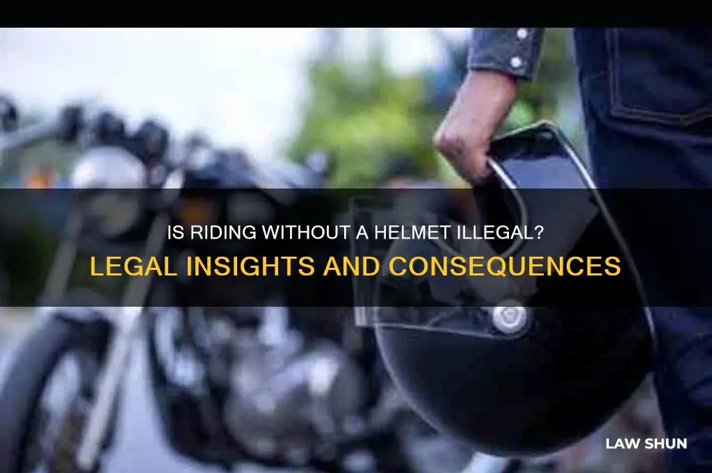 is it against the laws to not wear your helment