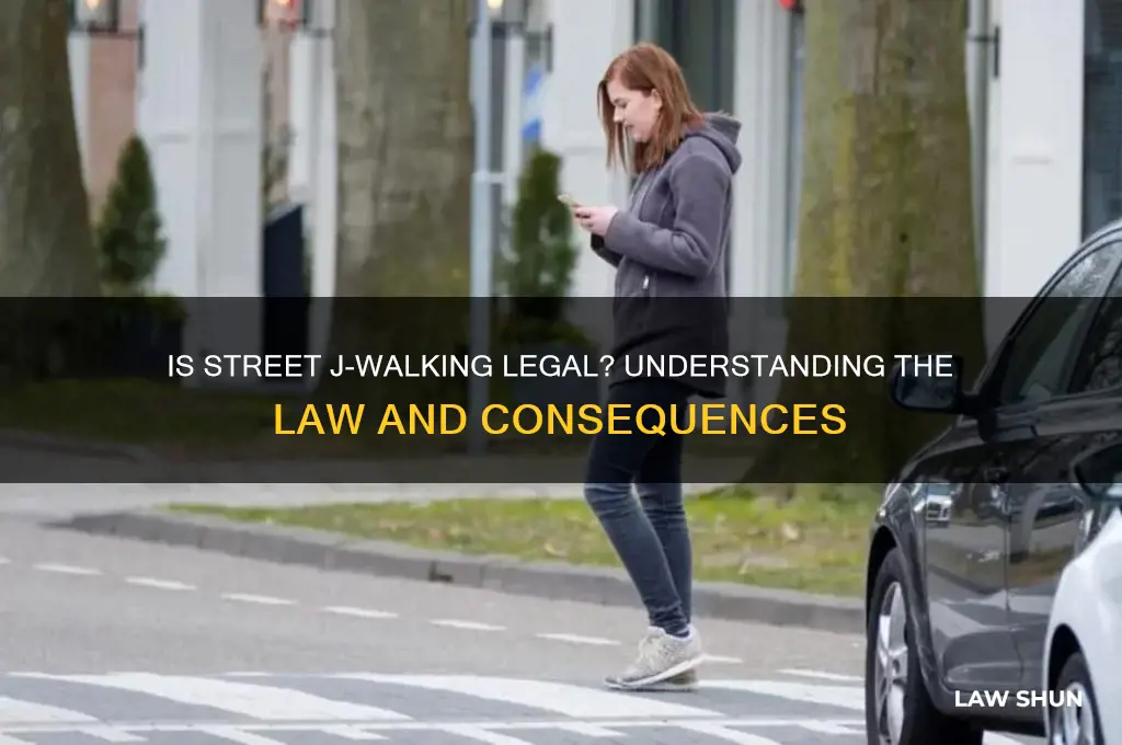 is it agaonst the law to jang in the street