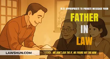 Private Messaging Your Father-in-Law: Etiquette and Boundaries Explored