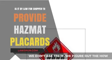 Legal Requirement: Must Shippers Provide Hazmat Placards by Law?
