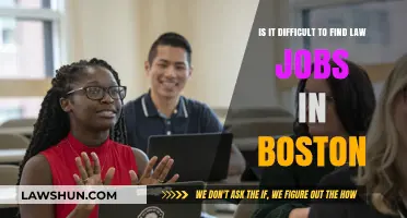 Navigating Boston's Legal Job Market: Challenges and Opportunities