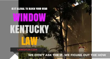 Kentucky Law: Is Blocking Your Rear Window Illegal? Find Out Now