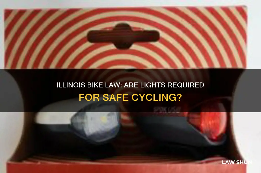 is it illinois law to have lights on your bike