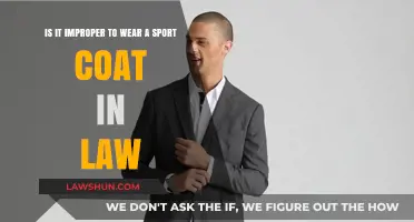 Is Wearing a Sport Coat in Law Unprofessional or Acceptable?