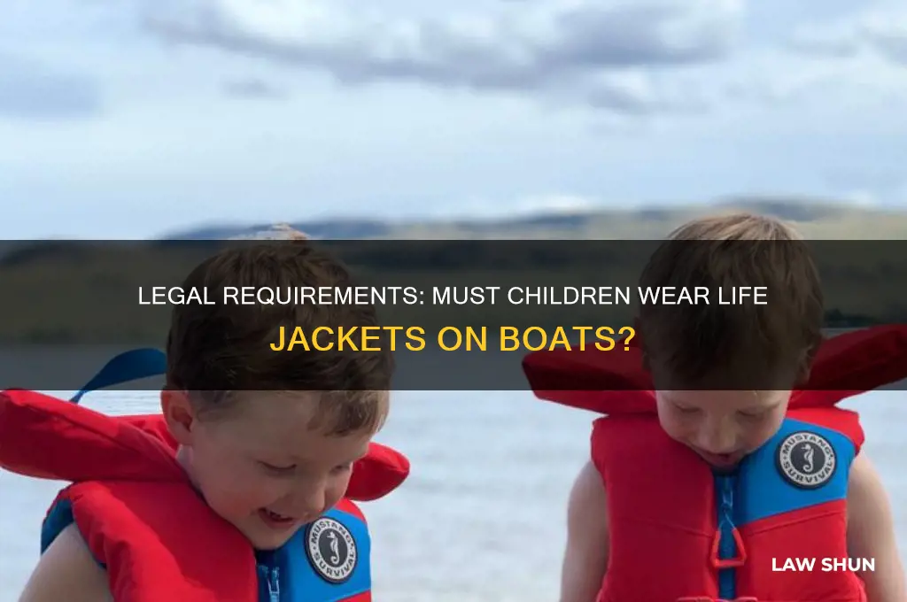 is it law children wear life jacket