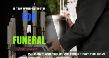 Missouri Law: Must Drivers Stop for Funeral Processions?