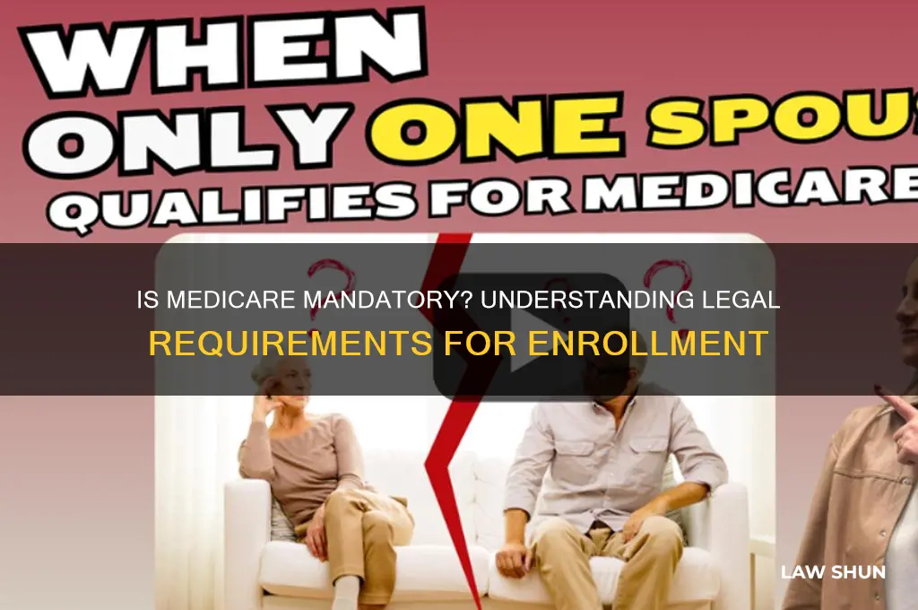 is it law that you have to be on medicare