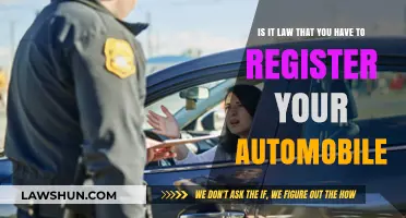 Is Registering Your Automobile Legally Required? Understanding Vehicle Registration Laws