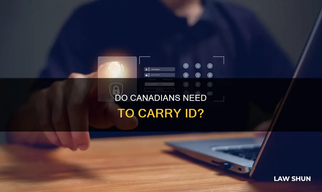 is it law to carry id in canada