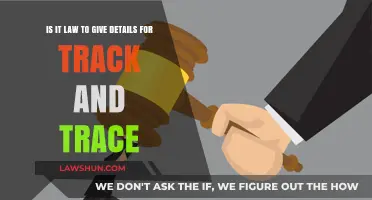 Is Providing Contact Details for Track and Trace Legally Required?