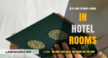 Is It Legally Required to Place Bibles in Hotel Rooms?