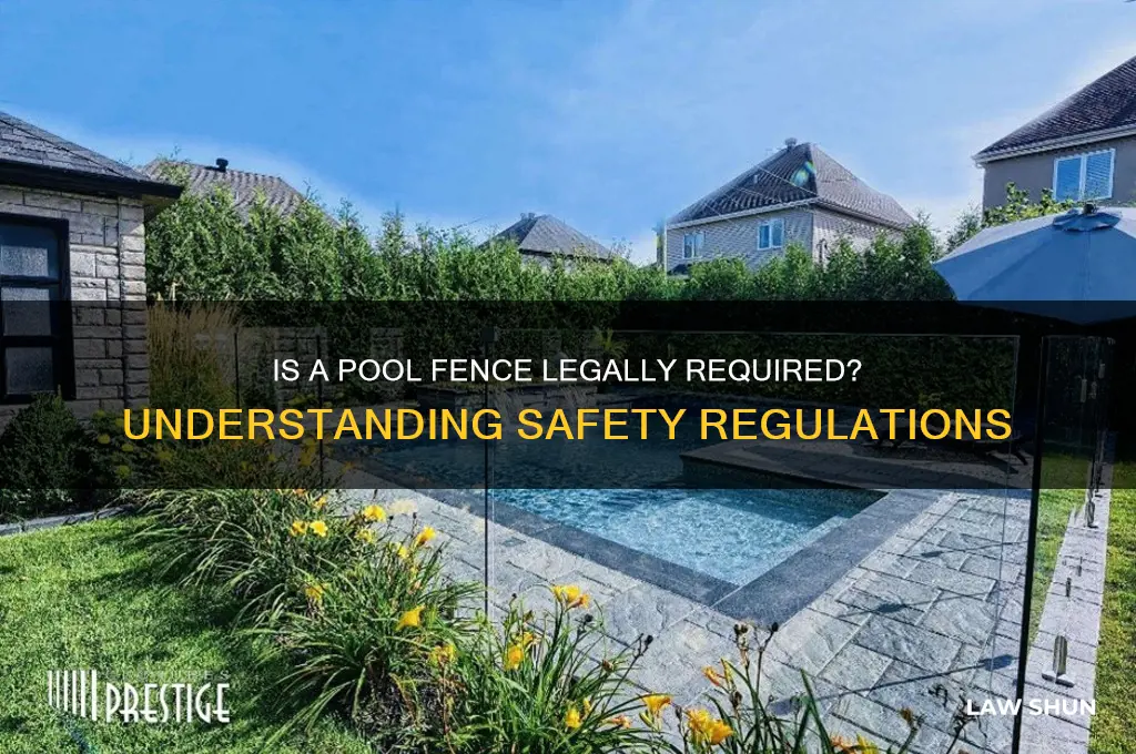 is it law to have a fence around your pool