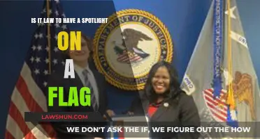 Is It Legally Required to Use a Spotlight on a Flag?