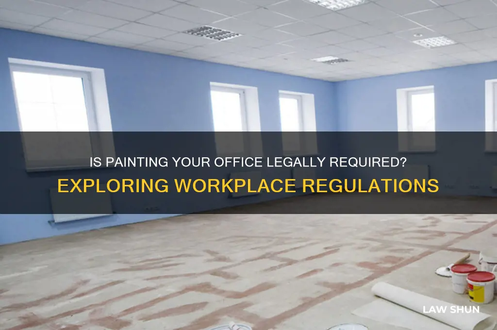 is it law to paint office