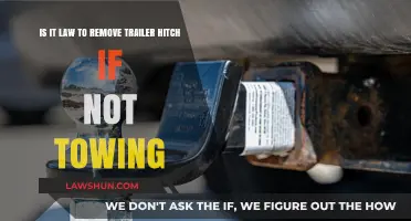 Trailer Hitch Laws: Must You Remove It When Not Towing?