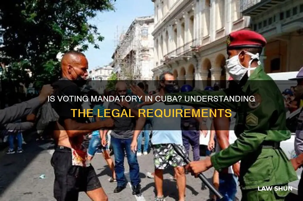 is it law to vote in cuba