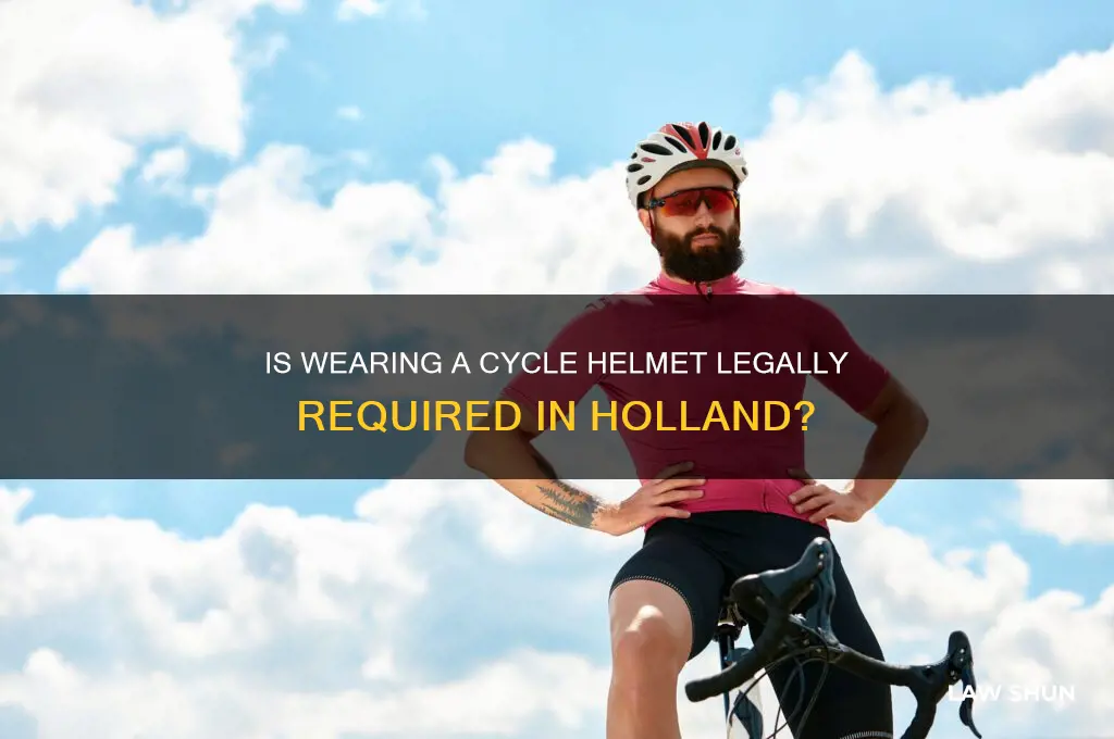 is it law to wear a cycle helmet in holland