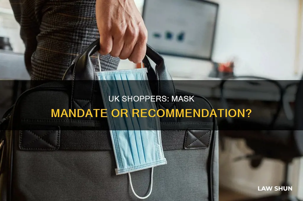 is it law to wear a mask in shops uk