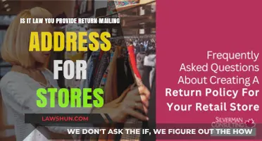 Legal Requirement: Must Stores Provide Return Mailing Addresses?