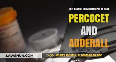 Mississippi Law: Percocet and Adderall Use Legality Explained