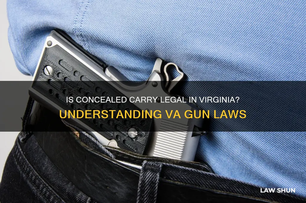 is it lawful in va to carry a concealed