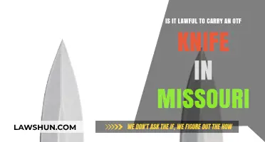 Is Carrying an OTF Knife Legal in Missouri? Know the Law