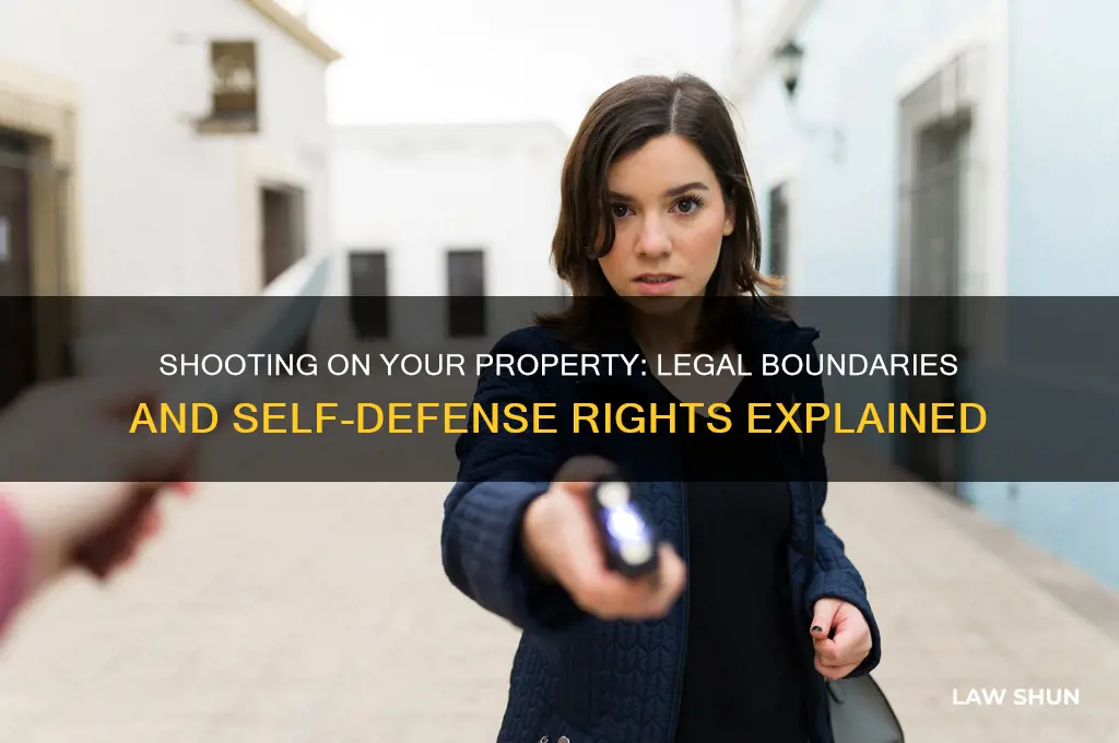 is it lawful to shoot someone on your property