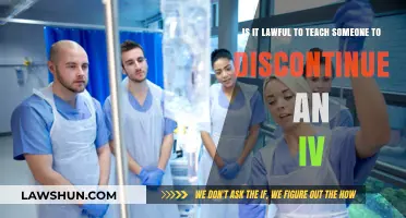 Teaching IV Discontinuation: Legal Boundaries and Ethical Considerations Explored