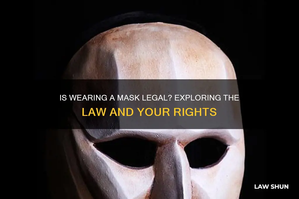 is it lawful to wear a mask