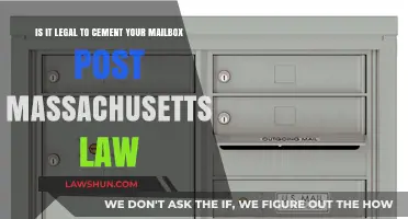 Is Cementing Your Mailbox Post Legal in Massachusetts? Law Explained