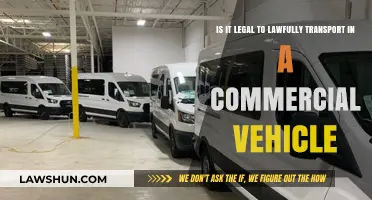 Legal Transport in Commercial Vehicles: Understanding Regulations and Compliance
