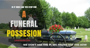 Ohio Law: Must Drivers Stop for Funeral Processions?