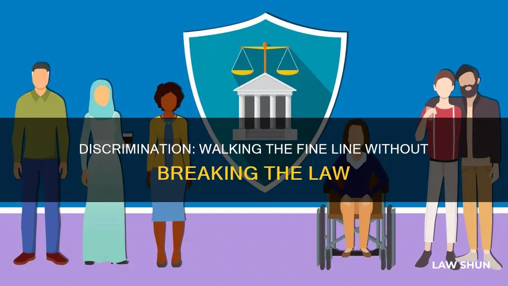 is it possible to discriminate without breaking the law