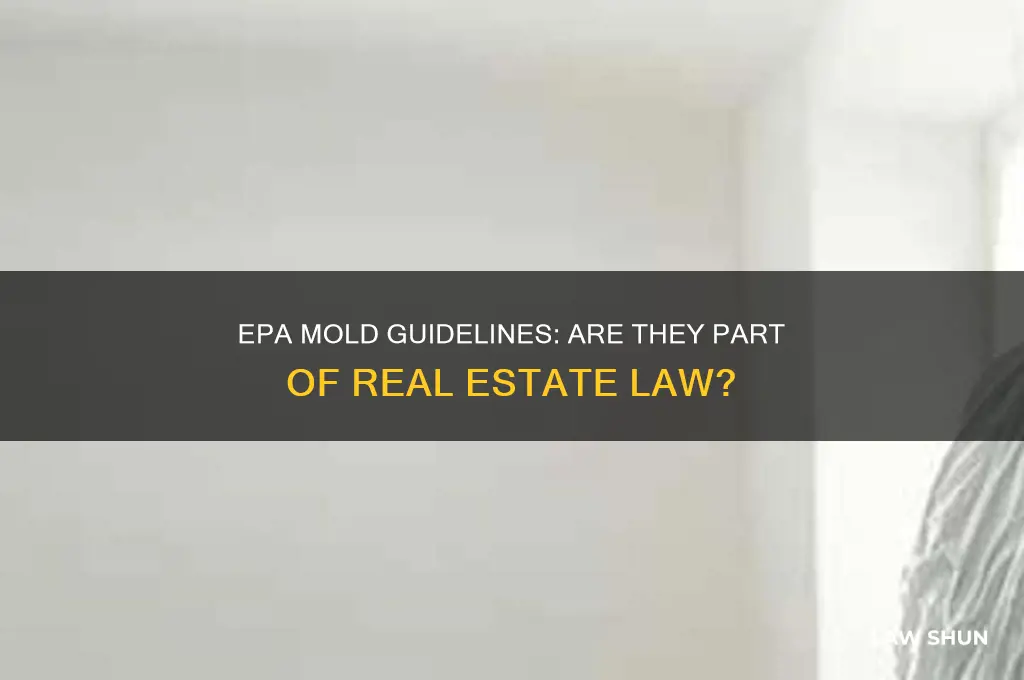 is it resl estate law to give epa mold guidelines