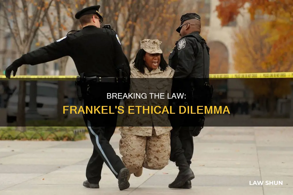 is it right to break the law charles frankel