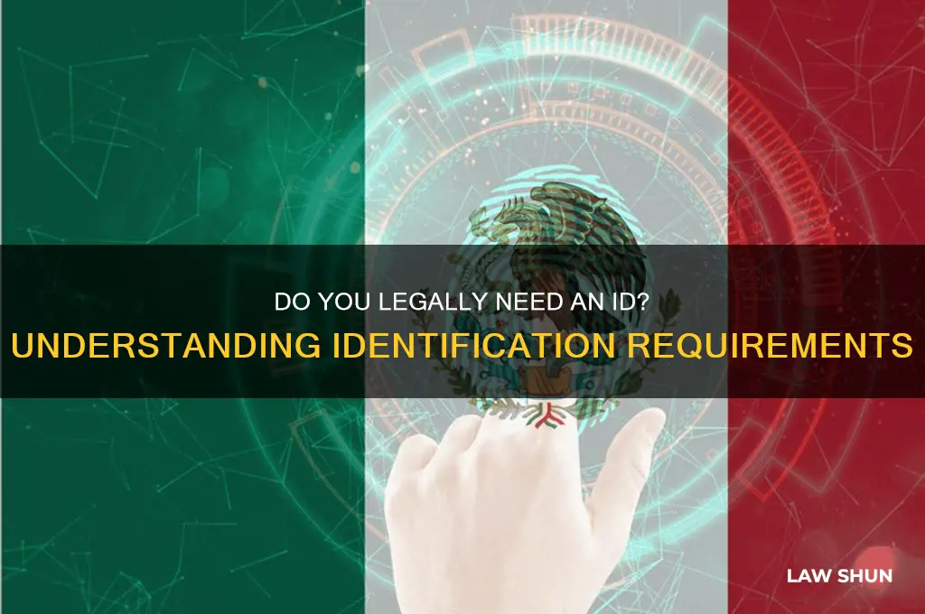 is it the law that you need an id