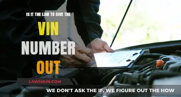 Is Sharing Your VIN Number Legally Required? Understanding the Law