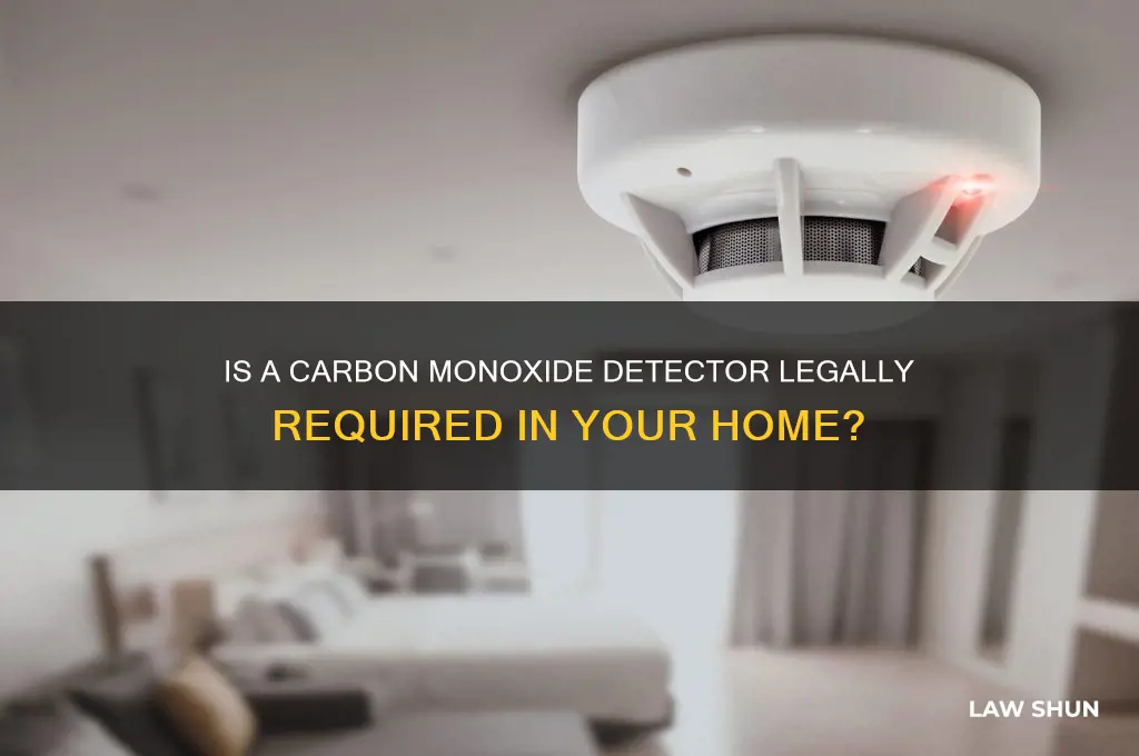 is it the law to have a carbon monoxide detector