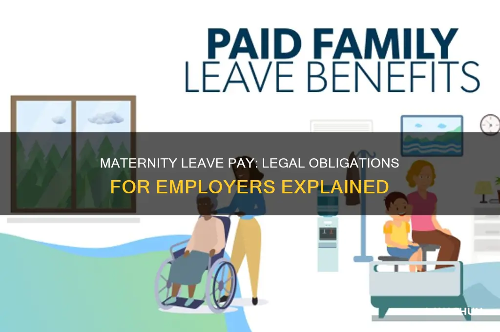 is it the law to pay somebody on maternity leave