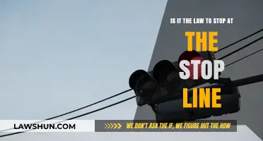 Legal Obligation: Must Drivers Always Stop at the Stop Line?