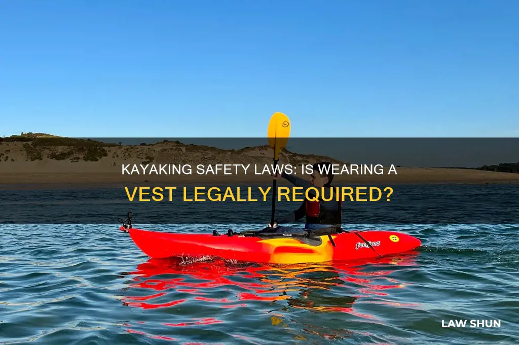is it the law to wear a vest while kayaking