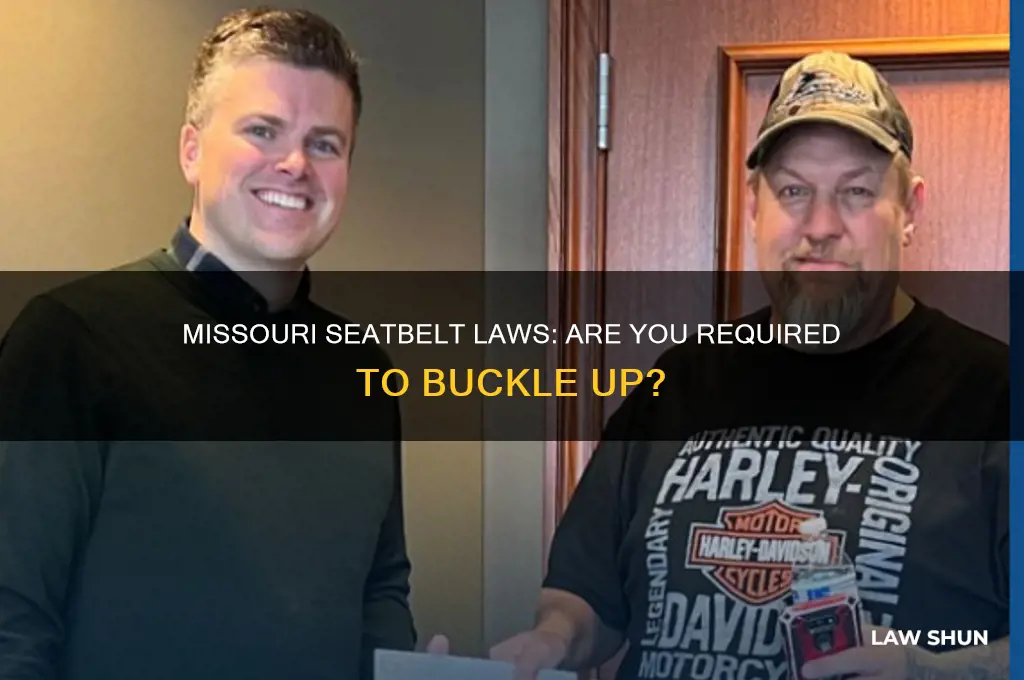 is it the law to wear your seatbelt in mo