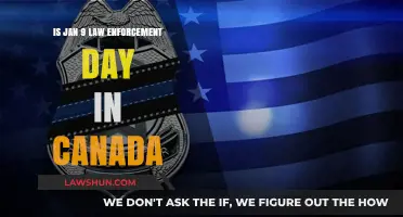 Celebrating Law Enforcement Day in Canada on January 9th