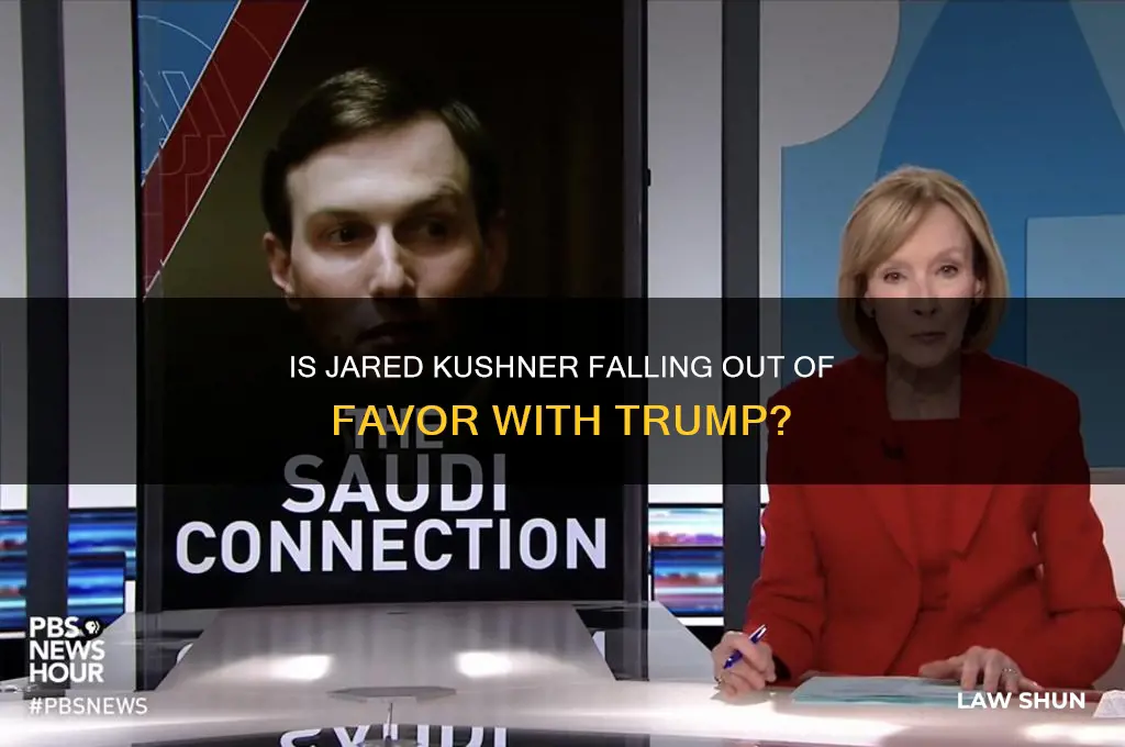 is jared kushner on the outs with father in law