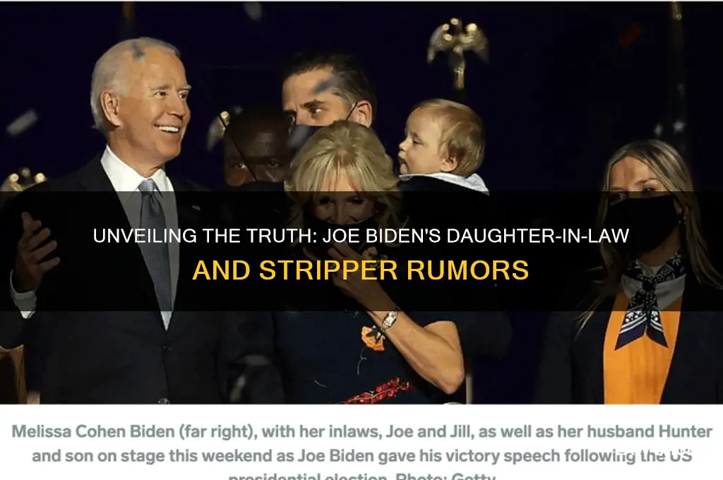 is joe bidens daughter in law a stripper