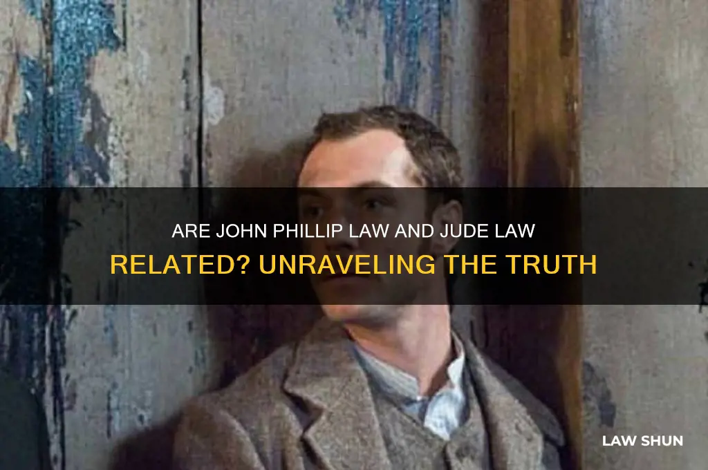 is john phillip law related to jude law