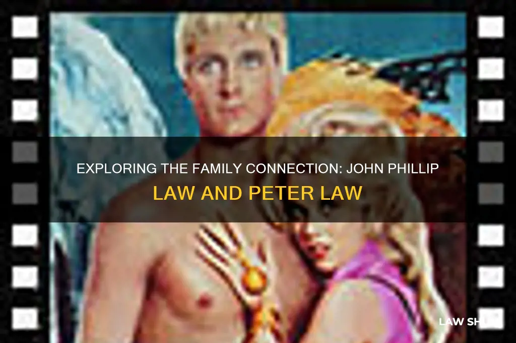 is john phillip law related to peter law