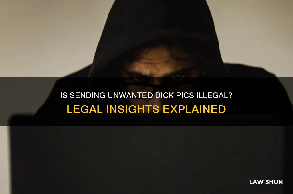 is jt against the law to email a penis photo