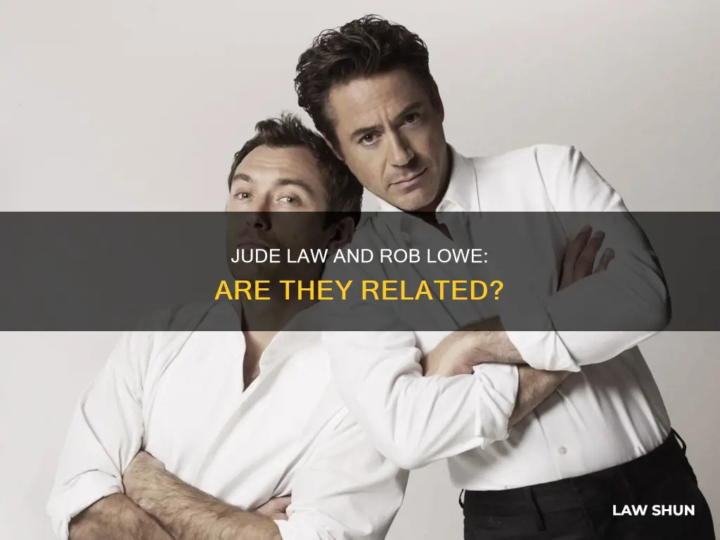 is jude law brother to rob lowe
